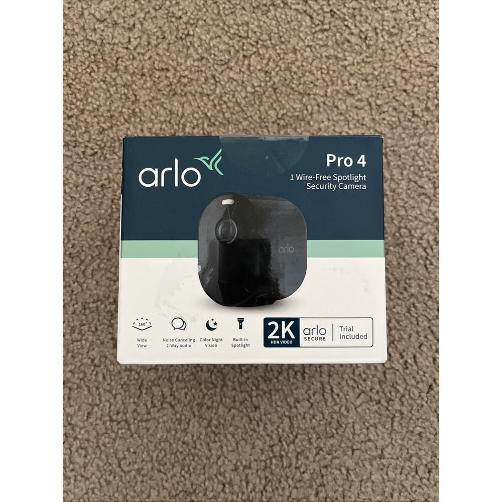 Arlo VMC4050B100NAS Outdoor Wireless Security Camera. New And Sealed!